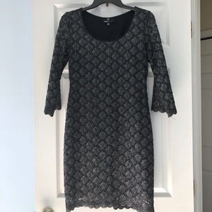Sparkle lace cocktail dress